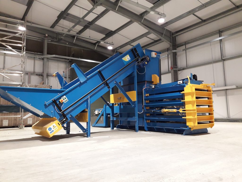 Waste Balers shipped worldwide Ken Mills Engineering Ltd