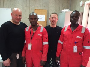 Employees in Chad