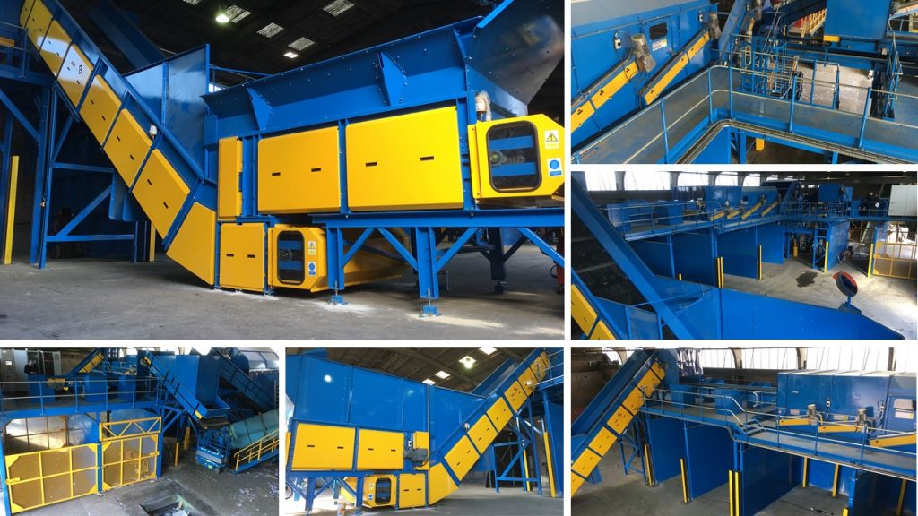 Materials recycling facility (MRF) designed and manufactured by ken mills engineering