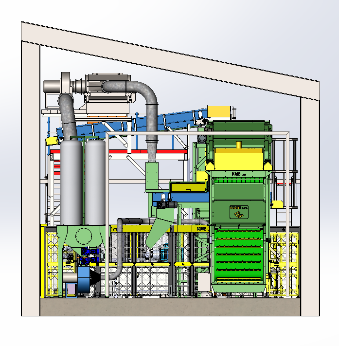 pet packing system drawing onsite